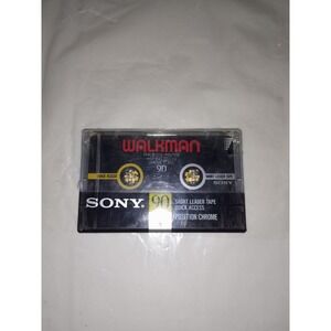 SONY WALKMAN 90 Audio Cassette Tape Type II 2 Chrome Position NOS Rare